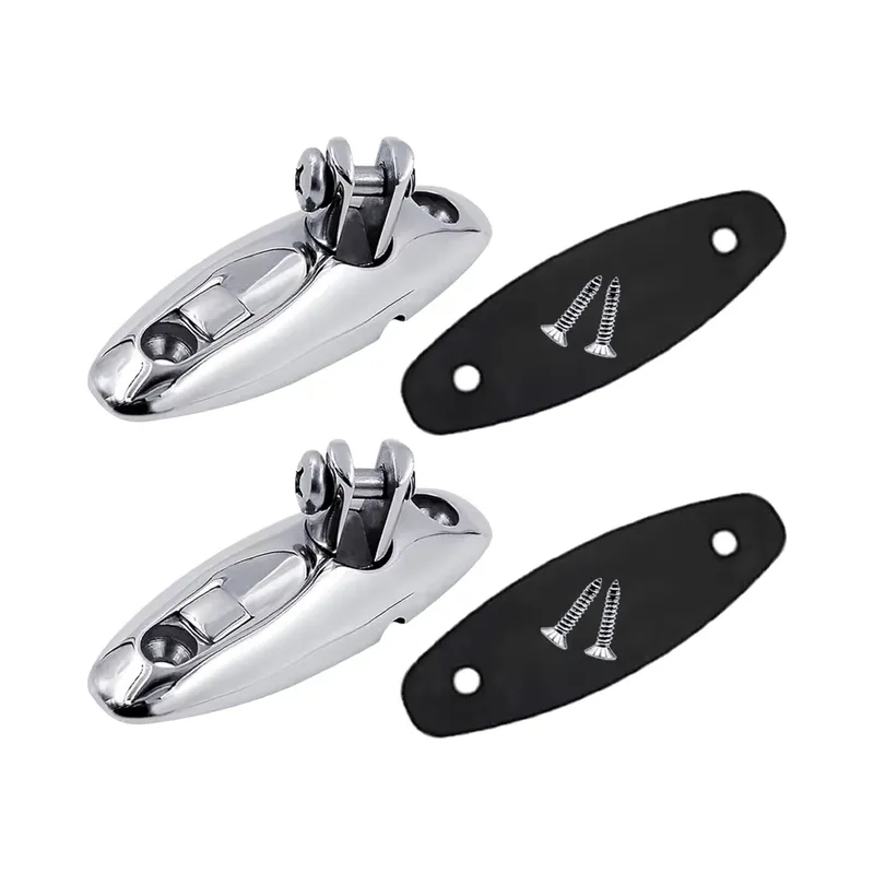 Deck Screw Stainless - クイックリリースビミニトップスイベルヒンジ316ステンレス鋼デッキサイドマウントマリンハードウェアネジ