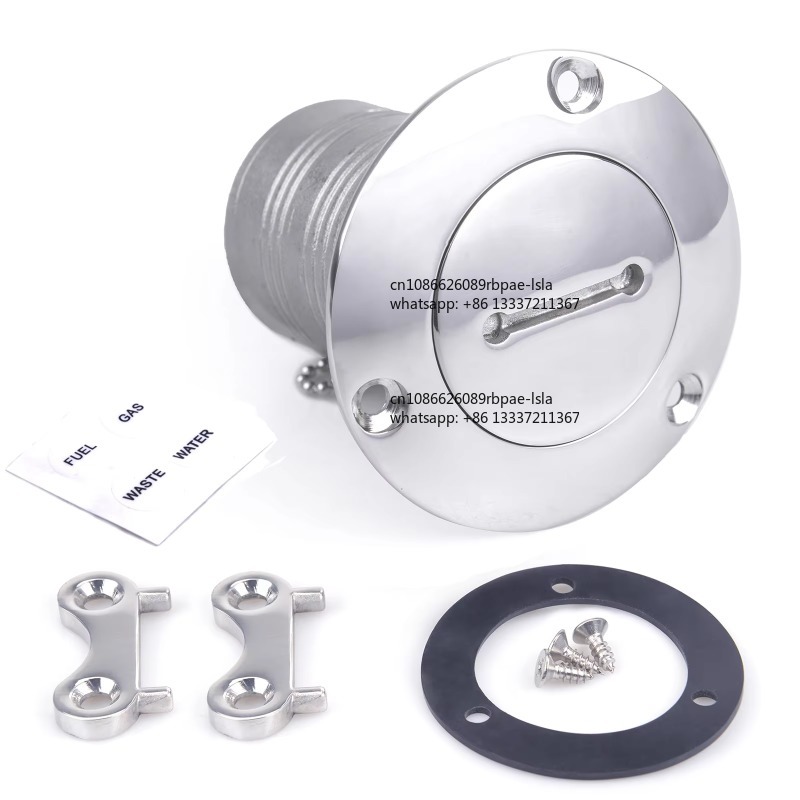 Deck Screw Stainless - 50mmキーボートハードウェアデッキハードウェア316ステンレス鋼ヨットキャラバン（キー、ネジ、スペアOリング付き）