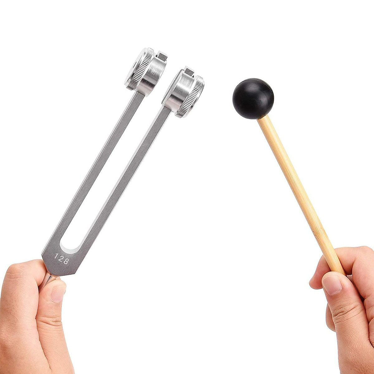 128Hz音叉セット プレミアムステンレス製耳掃除フォーク  - Home Improvement Tools のレビューと価格