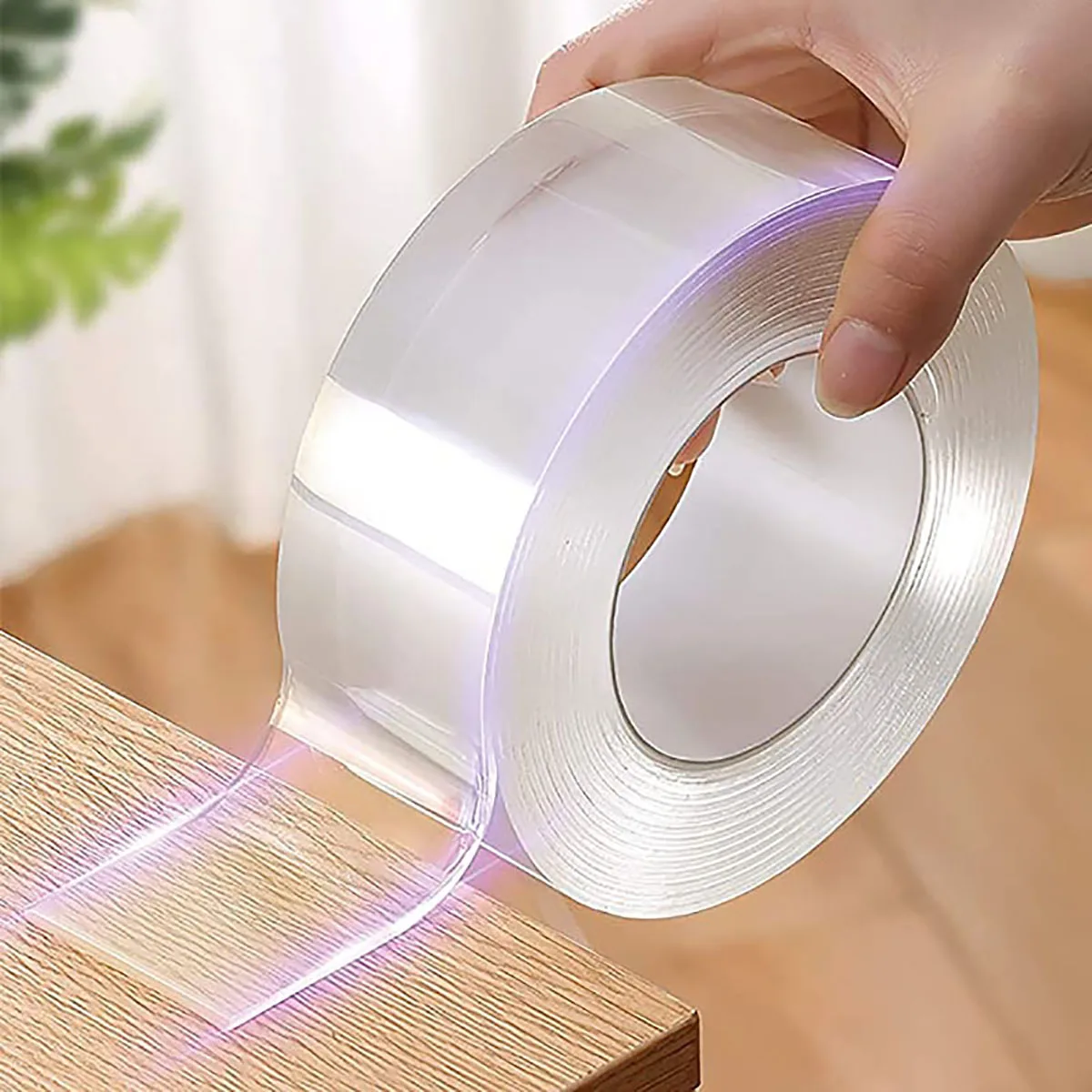 ナノテープ ダブル強力透明 再利用可能 防水 1m 2m 3 - Home Improvement Tools のレビューと価格