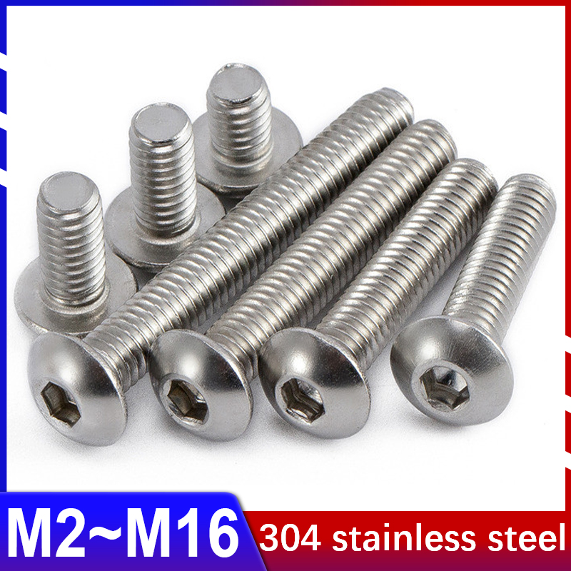 304ステンレス鋼ラウンドヘッド/パンヘッド六角形ソケットス - Deck Screw Stainless のレビューと価格