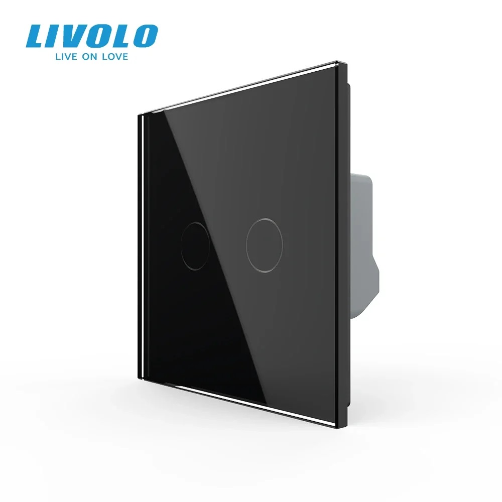 LIVOLO EU規格タッチセンサー壁スイッチ、2連1路高感 - Home Improvement Years のレビューと価格