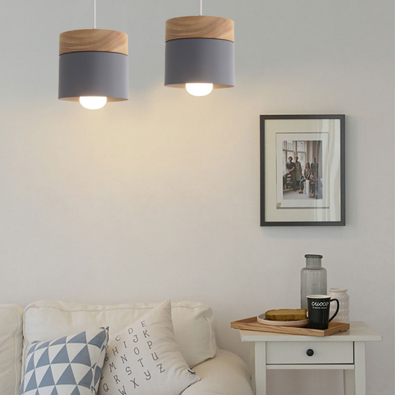 北欧シンプル LED E27 ペンダントライトモダンマカロン - Home Improvement Years のレビューと価格